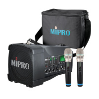 MIPRO 咪宝MA-100DB双通道户外无线音箱肩挂便携移动蓝牙音响扩音器手提教学扩音机 (蓝牙版)