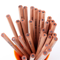 宝克(baoke) PL-1674 原木六角笔杆2B铅笔绘图铅笔考试铅笔 50支/筒 单筒价格
