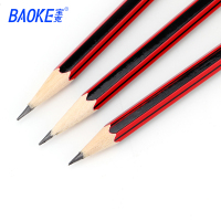 宝克(baoke) PL-1688 彩色铅笔小学生素描美术用品2比绘画工具木制铅笔HB 12支/盒 单盒价格