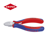 凯尼派克(KNIPEX)72 02 125 斜口钳 抛光 双色手柄 125mm 切割类工具 钢