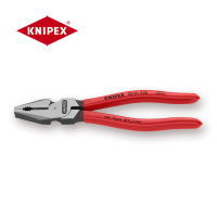 凯尼派克(KNIPEX)02 01 200 省力型钢丝钳 八寸 抛光 塑料套柄 200mm 切割