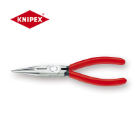 凯尼派克(KNIPEX)25 01 160 尖嘴钳带剪口(无线电元件用钳) 抛光 塑料套柄 160mm 切割类工具 钢