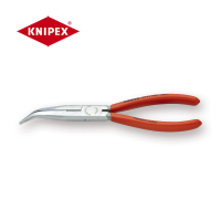 凯尼派克(KNIPEX)26 21 200 尖嘴钳 抛光 塑料套柄 40°弯头 切割类工具 钢