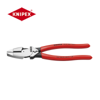 凯尼派克(KNIPEX)09 11 240 美式钢丝钳 塑料套柄 电缆拉拔 压接端子 切割类工具 钢