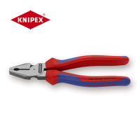 凯尼派克(KNIPEX)02 02 180 省力型钢丝钳 七寸 定制 抛光 双色手柄 180mm 切割类工具 钢