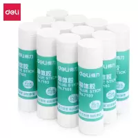 得力(deli)36g高粘度PVA固体胶水胶棒 12支/盒 7103