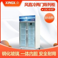 星星(XINGX) 立式冷柜 818升 LSC-818T 商用冰柜立式 玻璃门展示柜 饮料冷藏保鲜陈列柜 双门冷柜