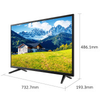 创维 32X3 32英寸液晶电视机卧室LED平板彩电小电视 732.7*193.3*486.1MM(不含安装)