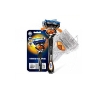 吉列锋隐剃须刀(手动,包含一个刀架和五层刀片的刀头一个)