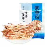 辰记鱿鱼丝 青岛特产 手撕鲜香鱿鱼条鱿鱼干 即食海鲜零食小吃 250g*2袋 两袋价