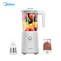 Midea 榨汁机一机双杯 多能家用小型料理机果汁机搅拌机炸汁机榨汁杯带滤网 LZ25Easy119