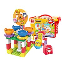 奥迪双钻 超级飞侠齿轮创意桶启蒙diy手工积木拼装儿童玩具维思早教 HA380030飞侠齿轮创意桶