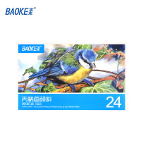 宝克(baoke) WP801#24色 彩色画笔 丙稀画颜料 24支/套 单套价格