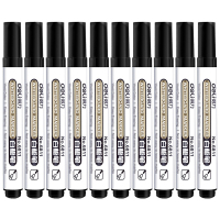 得力6811白板笔（10支/盒）