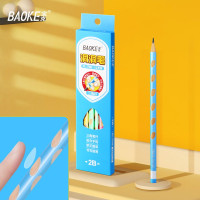 宝克(baoke) PL1706 三角洞洞铅笔(2B) 12支/小盒 单盒价格