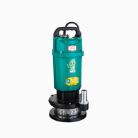 三铃(SANLING) 小型潜水泵 高扬程井水抽水机大流量水泵 1.5吋口径不锈钢螺丝豪华水泵 QDX7-18-1.1