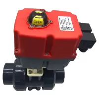 申南 UPVC电动球阀 耐酸碱电动球阀 DN80/90MM