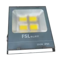 佛山照明 LED泛光灯IP65户外防水广告招牌投光射灯 200W 白光