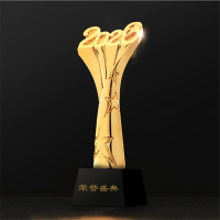 金属奖杯摆件创意大拇指五角星足球奖杯