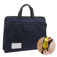 康百RS 公文包a4手提文件袋公文包 蓝色F6810