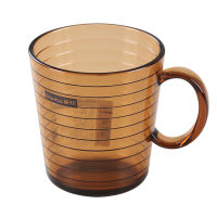 茶花透明圈圈口杯