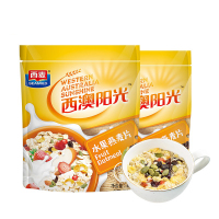 西麦 西澳阳光热冲水果燕麦片 即食冲饮营养早代餐 独立小包 350g 7小包