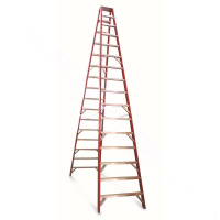 金锚  LFD480GFA 玻璃钢绝缘双侧梯150kg 高度4571mm 黄色(包装数量 1件)