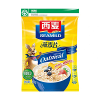 西麦早餐即食纯麦片380g袋装速食燕麦养胃健康小袋装