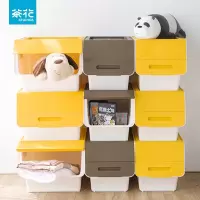 茶花斜翻盖储物箱-L