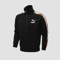 PUMA彪马外套男上衣2021春季新款T7立领训练夹克运动服531290