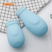 暖水袋注水防爆热水袋硅胶可微波加热非充电 椭圆形 600ml