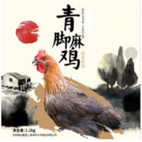 光明禽业青脚麻鸡1200g