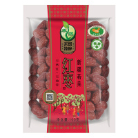 [禾煜]若羌红枣100g 新疆特产皮薄肉嫩 干煮皆宜零食小枣