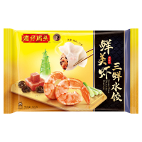 湾仔码头鲜美虾三鲜水饺400g