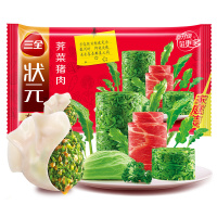 三全状元荠菜猪肉水饺1020g