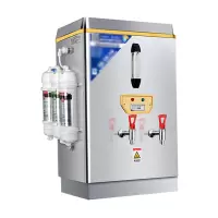 全自动电热开水器商用烧水器奶茶桶过滤开水箱炉9KW 90L 380V三级过滤