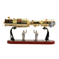 Junwey天宫二号与神舟十一号飞船对接模型 1:45金色 JDHT-TGDJ105045 锌合金 单位:个