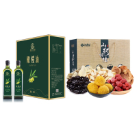 秦川印象橄榄油山珍套装