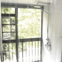 PVC浴帘防水加厚防霉透明180cm*290cm