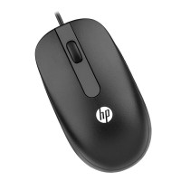 惠普(HP)有线办公鼠标 笔记本台式机鼠标 黑色