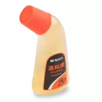 弯头高粘度胶水液体胶 70ml 办公文件 票据类通用黏胶 学生文具 办公用品 AWG97038 12个装