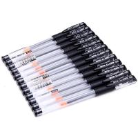 中性笔0.5mm 商务签字笔 水笔经济适用黑色 (12支装)G-1009-001