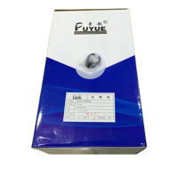 普越 超五类非屏蔽双绞线 8芯0.48mm网线 300米/箱 灰色