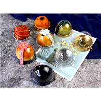 塑料圆球形吸塑月饼盒50枚