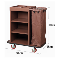 酒店单边客房服务车工作车房口收纳车