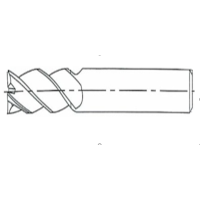 JIISH 涂层铣刀 φ10*35*75*4T /支