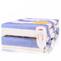 企购优品彩虹电热毯双人 JD104-19X双温双控170*140cm+暖手宝322