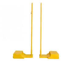 移动式羽毛球柱(方形铸底)