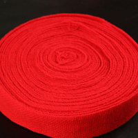 企购优品本命年大红腰带棉男女情侣结婚红绳加长老人裤腰带编织线绳W 1条纯红色腰带 145cm