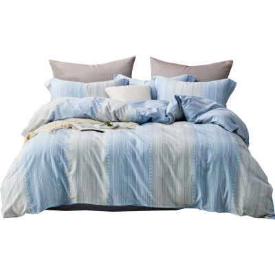 梦洁(MENDALE) 天丝麻四件套秋冬床单被套高品质舒适床品套件